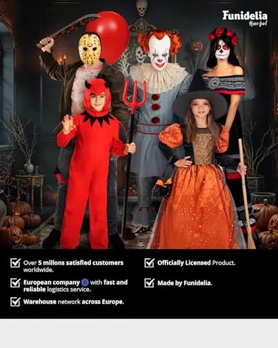 Funidelia Diavolessa costume bambina diavolo 7-9 anni