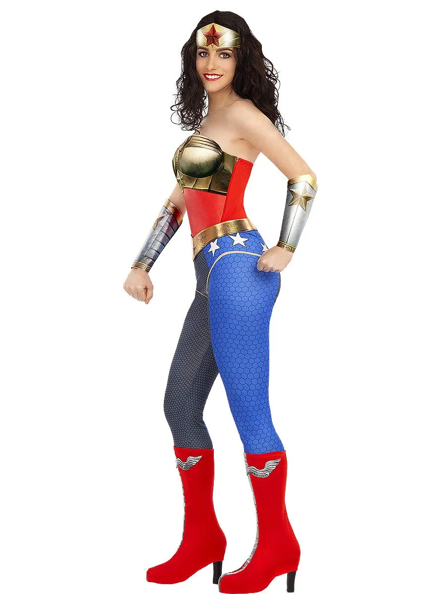 Funidelia Wonder Woman Injustice costume donna L rosso