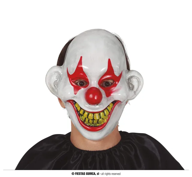 Fiestas Guirca Maschera Pagliaccio PVC Carnevale