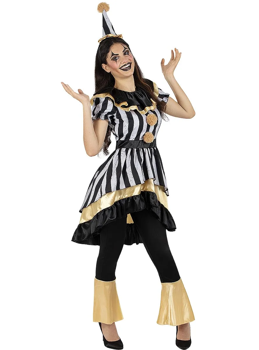Funidelia Clown Horror Deluxe costume donna M porpora