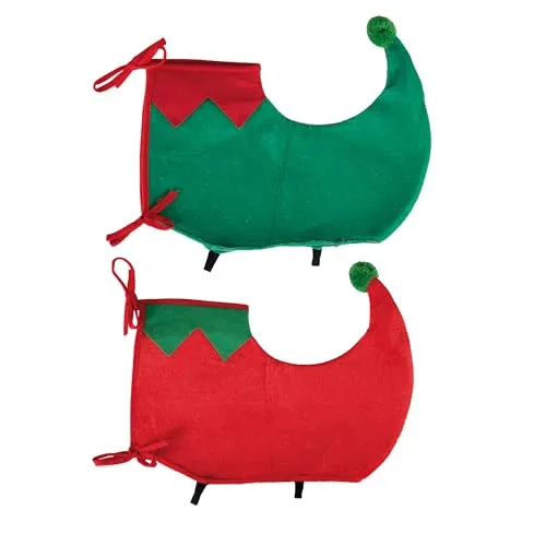 P'tit Clown 23641 copriscarpe elfo Natale verde rosso