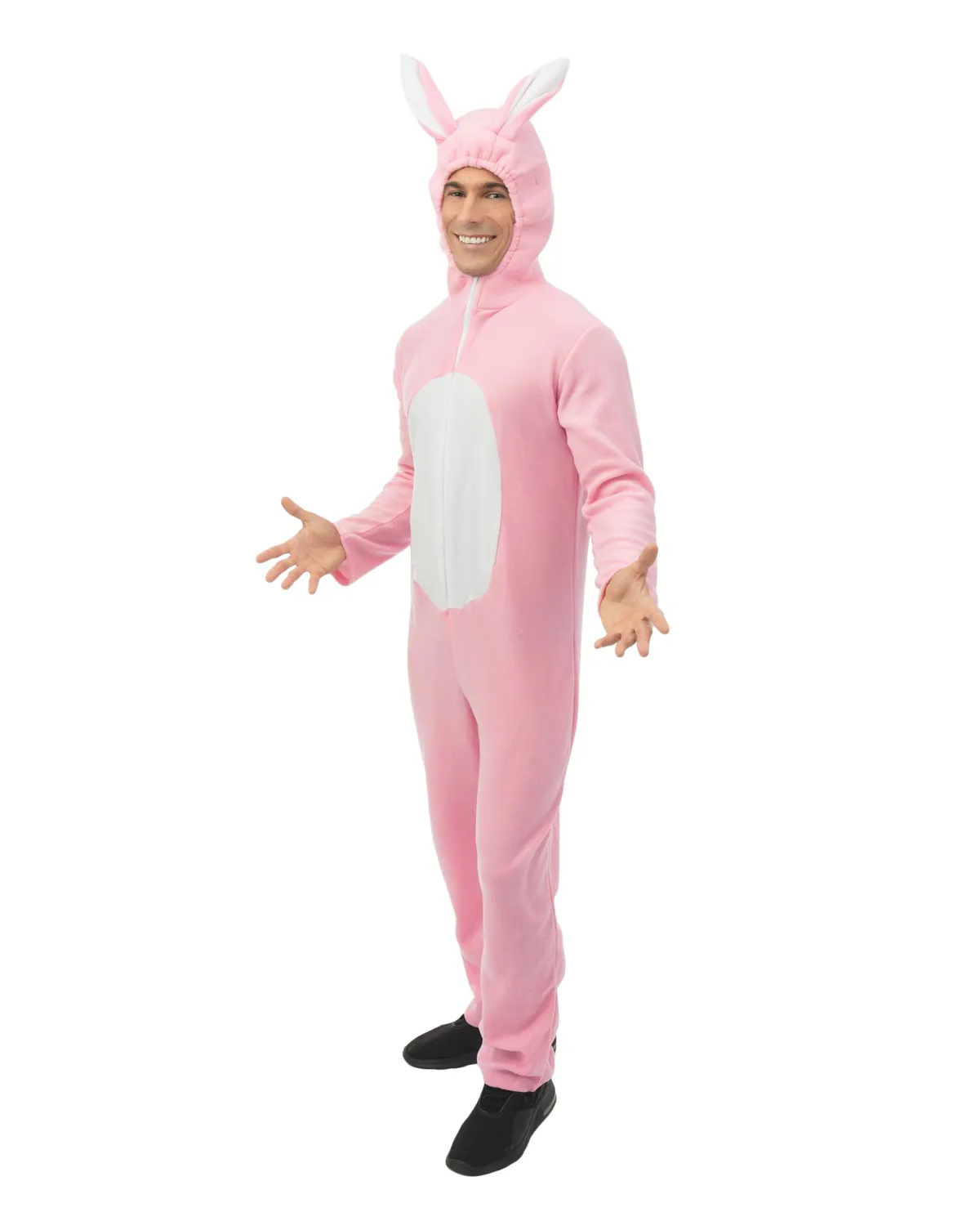 P'tit Clown Coniglio costume adulto unisex bianco