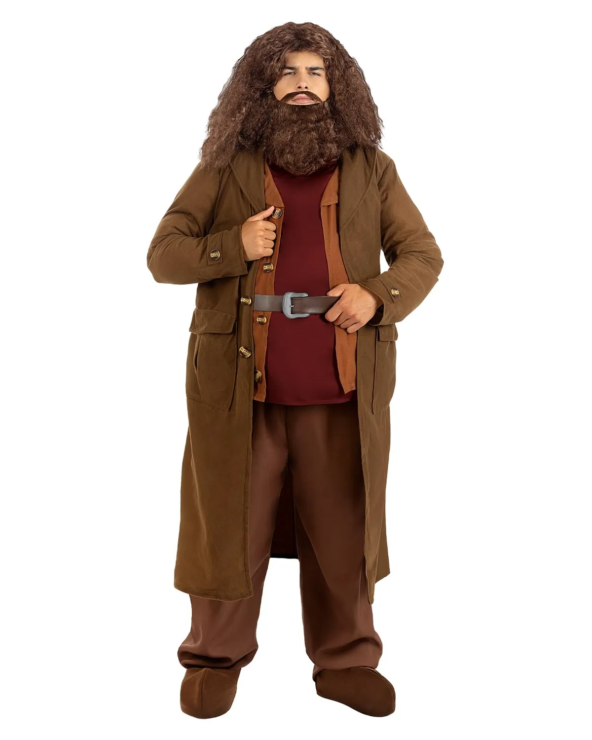 Funidelia Parrucca Hagrid con Barba marrone adulto