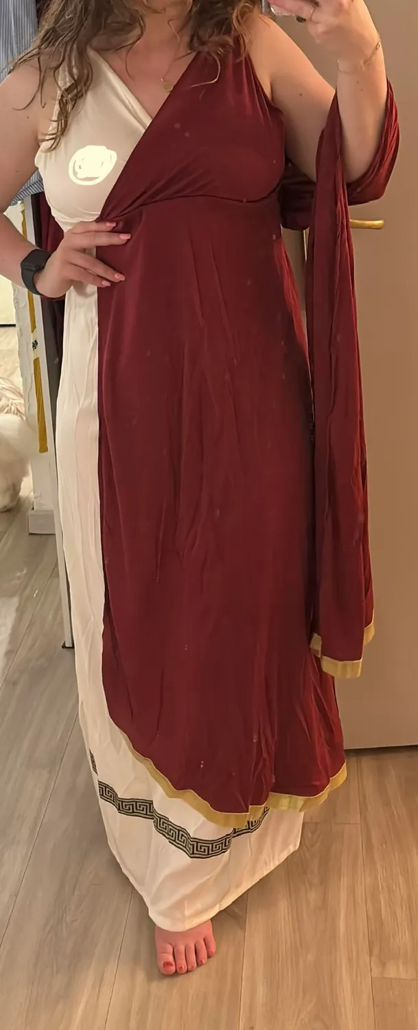Guirca Romana Ragazza Teenager costume rosso 14-16 anni