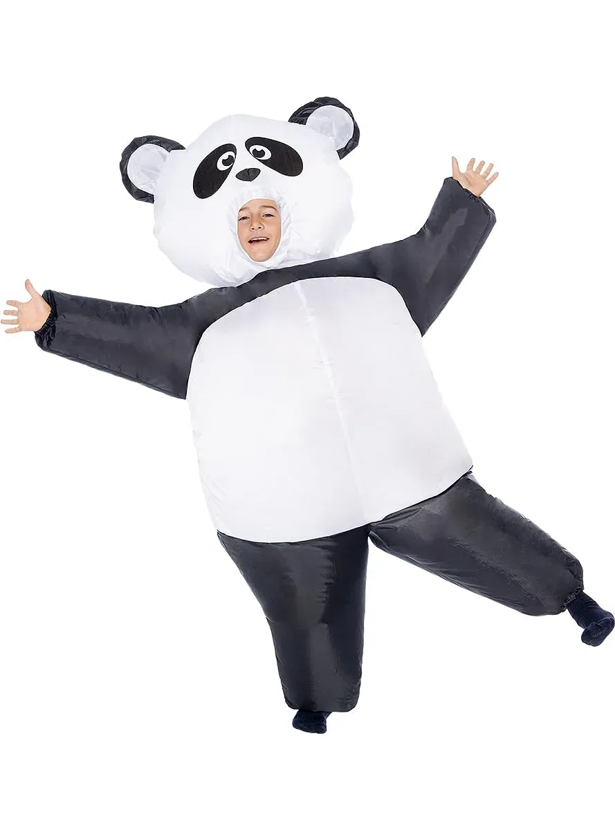 Funidelia Costume panda gonfiabile bambino taglia unica bianco