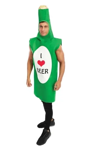 P'tit Clown 42937 Super Binouze costume adulto taglia unica