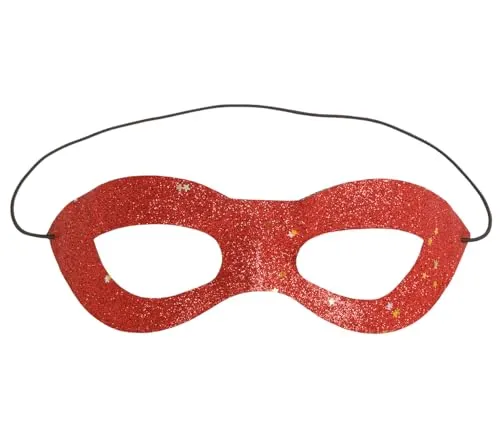 Guirca Rossa Stelle maschera rossa stelle carnevale