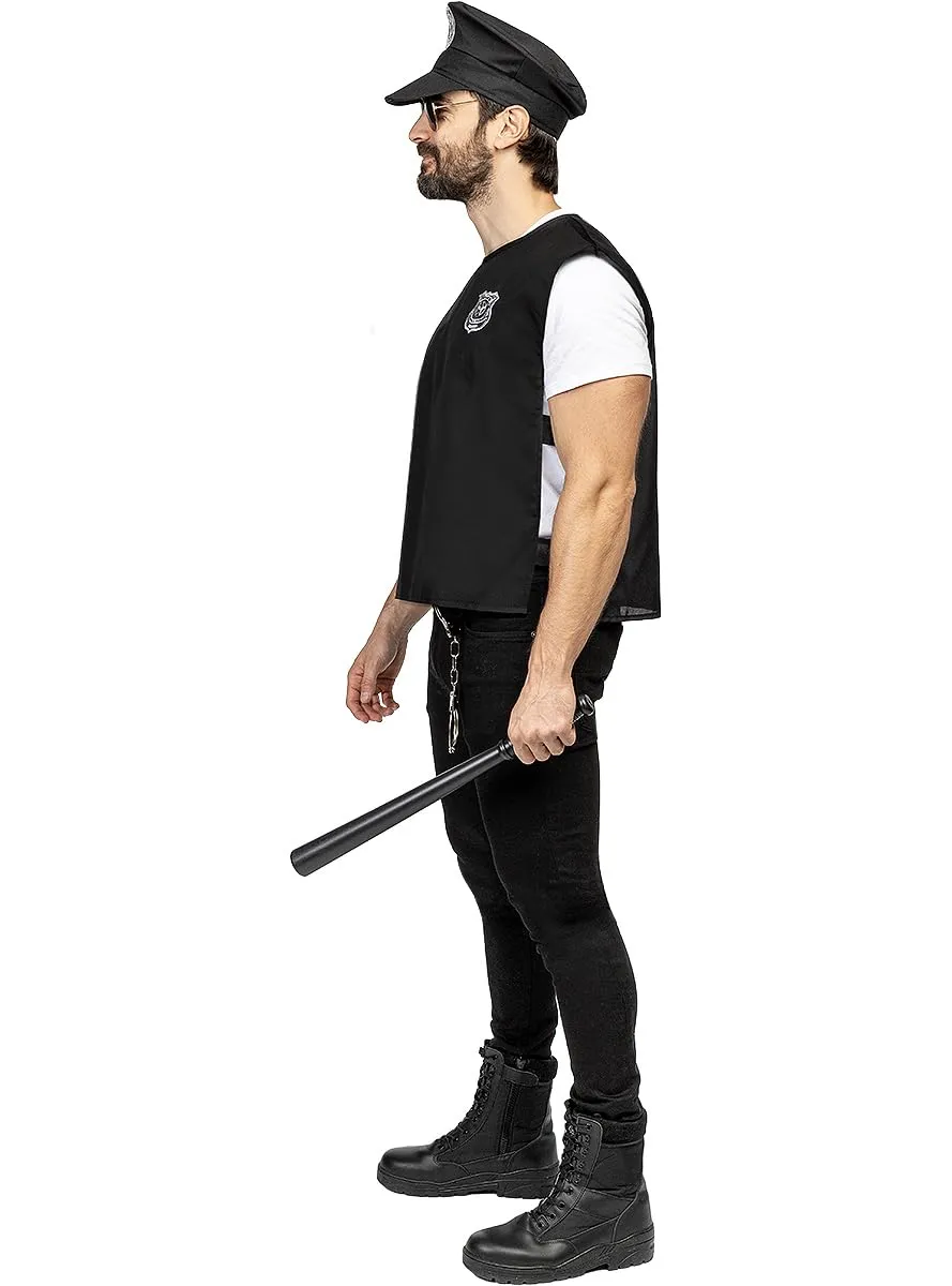 Funidelia Polizia Kit Accessori Costume Nero unisex