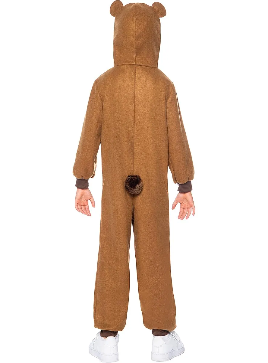 Funidelia Orso Onesie costume bambini 7-9 anni morbido