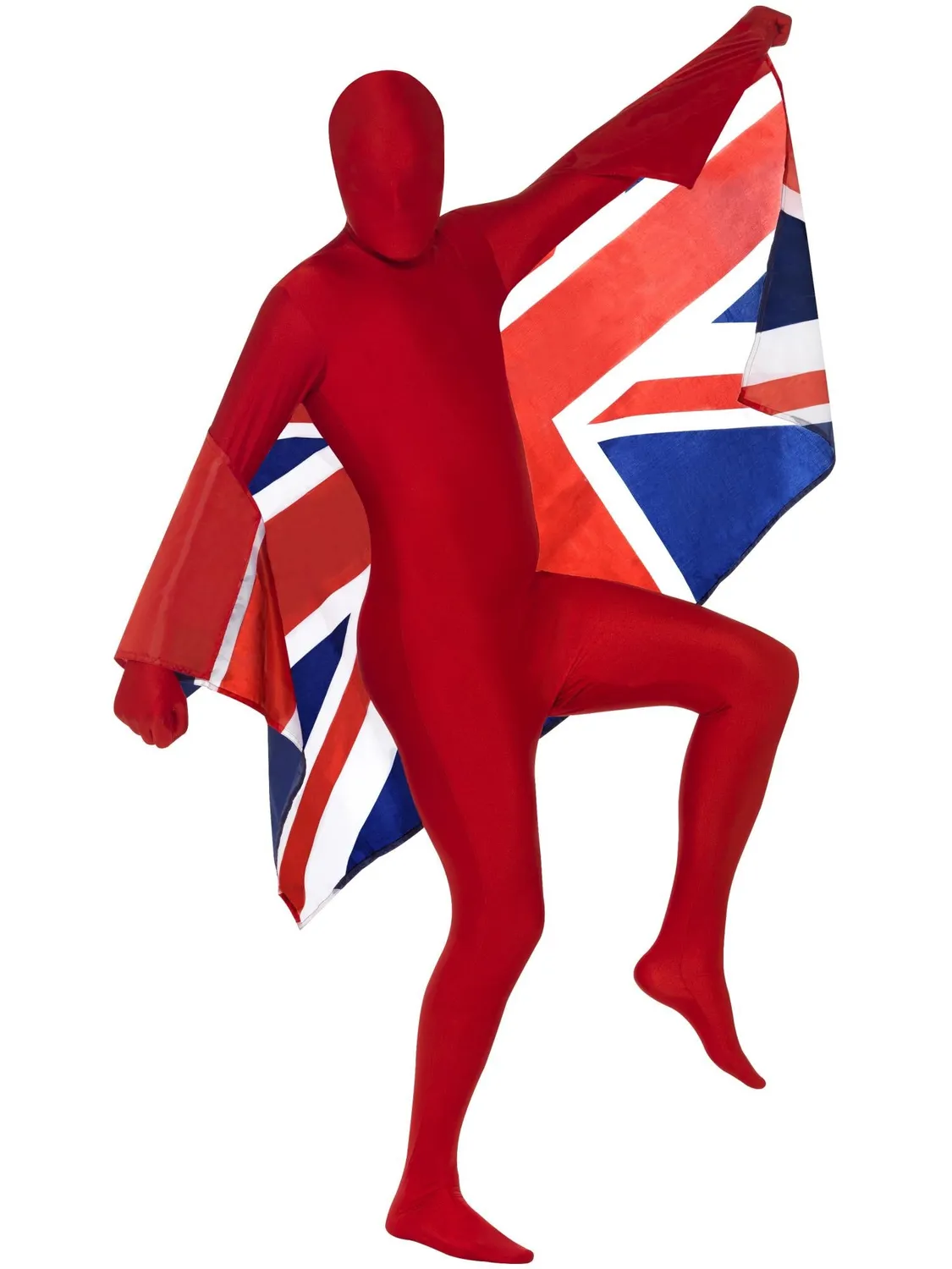Smiffys Second Skin Suit tuta elastica rossa adulto M