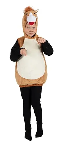 P'tit Clown Poney costume bambino 5-6 anni tuta morbida