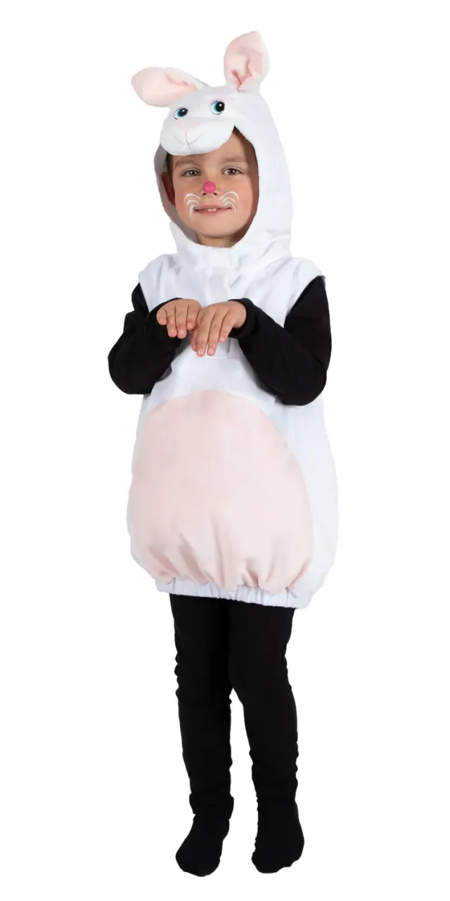 P'tit Clown Coniglio costume animale bambino tuta cappuccio