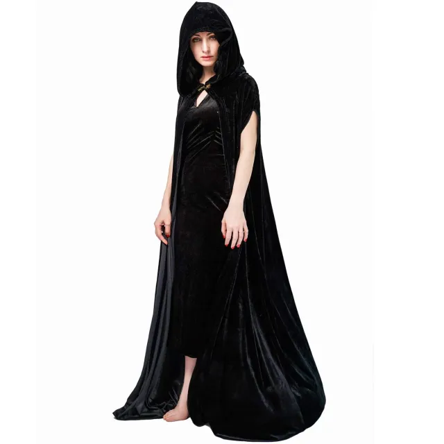 SEA HARE Mago del Capo costume donna nero