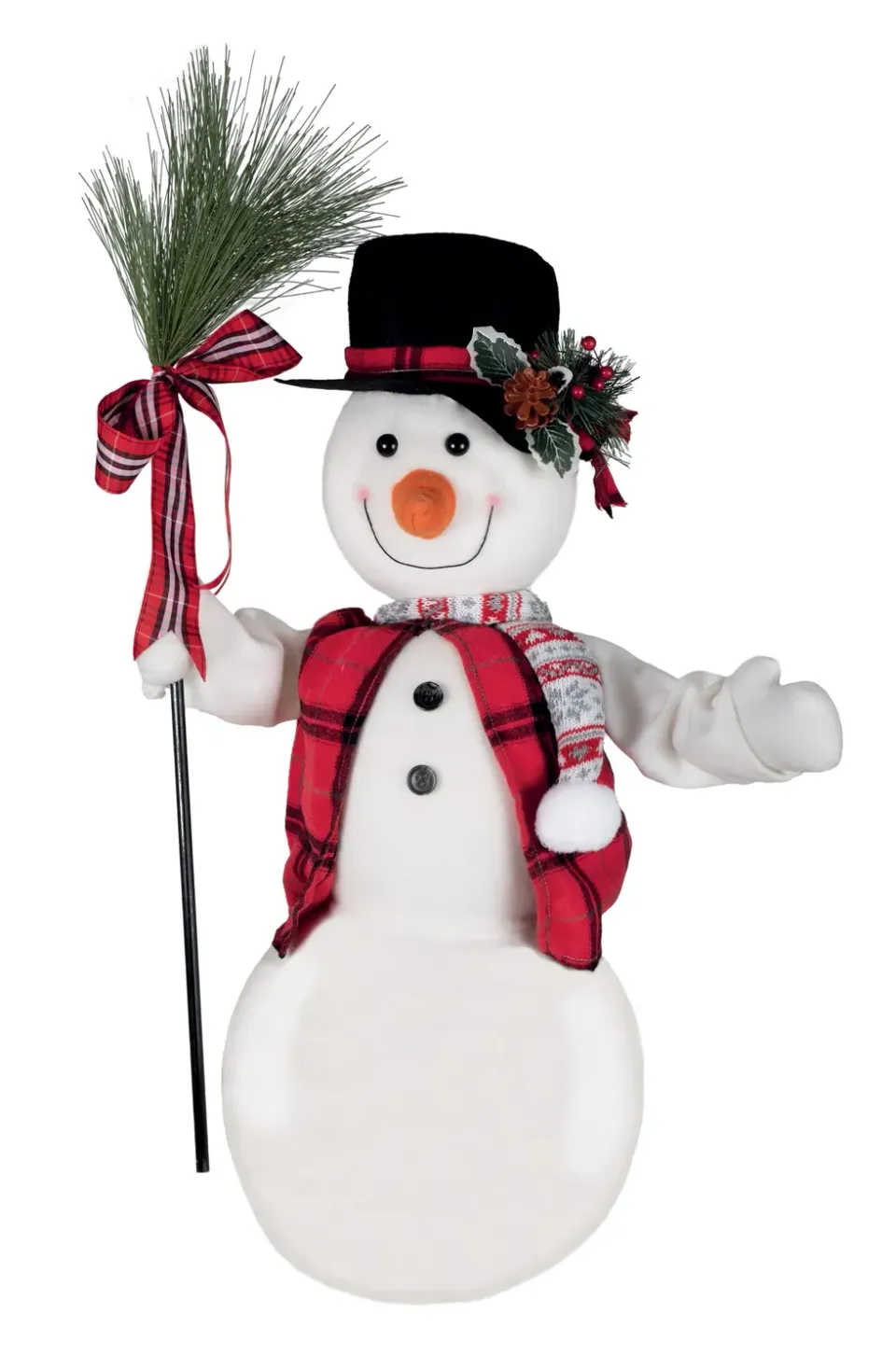P'tit Clown Automa Pupazzo Neve Decorazione 60 cm sonoro
