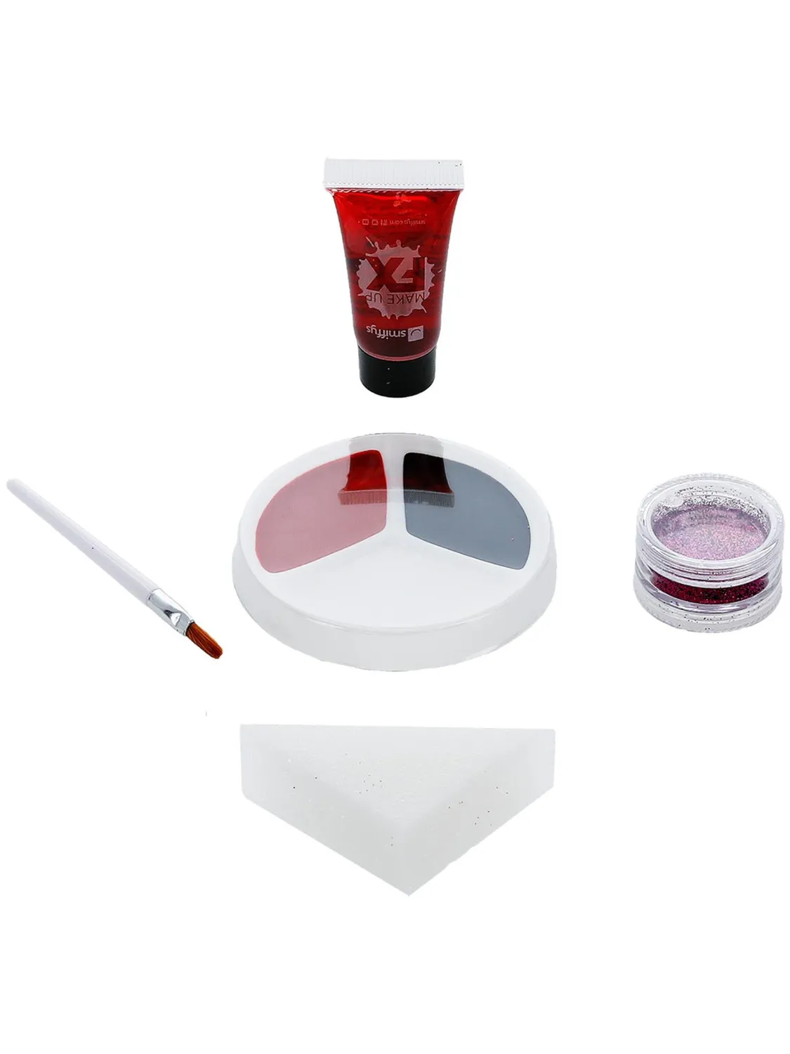Smiffys Blood Drip Bride Kit Trucco Aqua Sposa Zombie