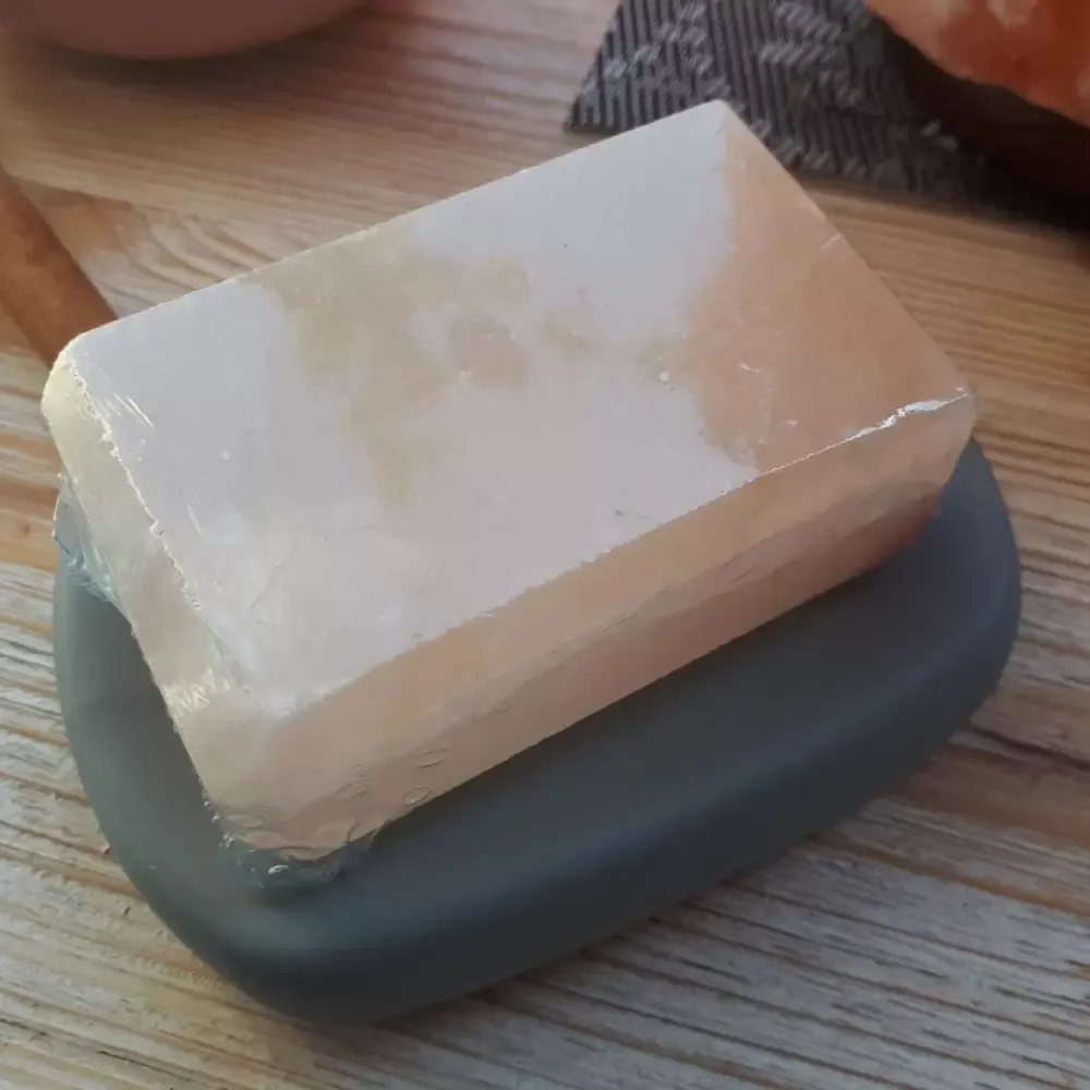 La Bottega di Merlino Sale Himalayano Saponetta Corpo 350 g Liscia