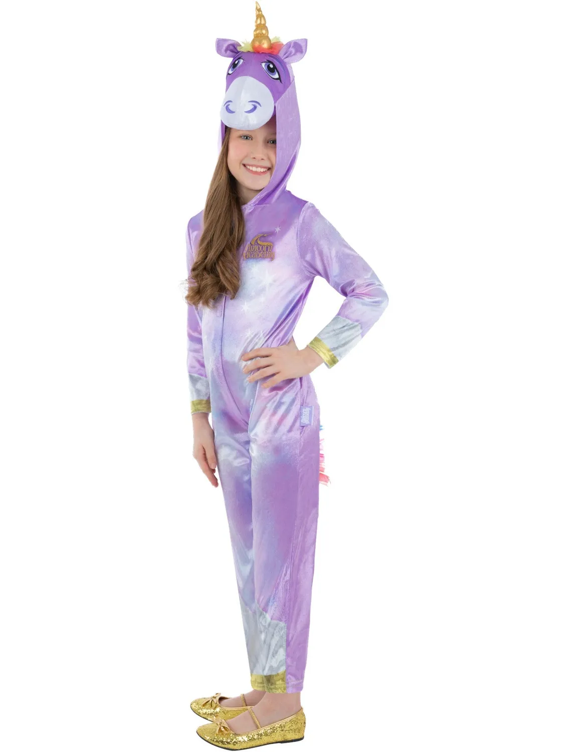 Smiffys Unicorn Academy Wildstar Tuta Unicorno Bambina Viola