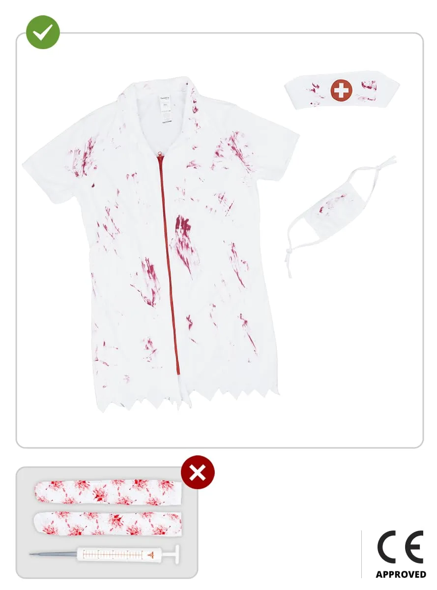 Funidelia Infermiera Zombie costume donna bianco horror