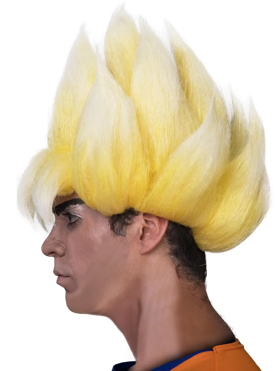 Funidelia Dragon Ball Super Saiyan parrucca gialla adulto