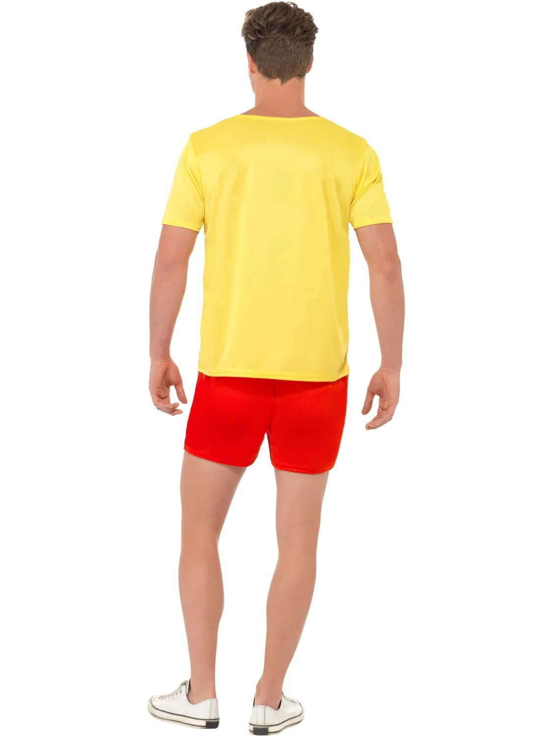 Smiffys Beach Lifeguard 82061 costume uomo L giallo rosso