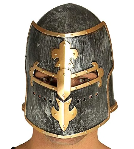 Guirca Cavaliere Medievale elmo plastica adulto