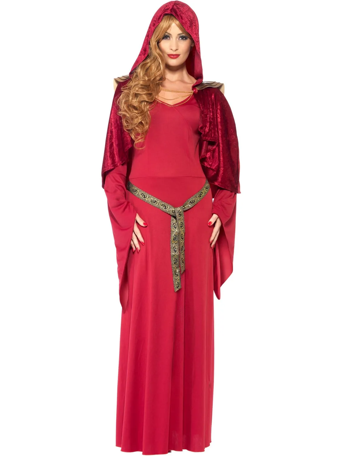 Smiffys Sacerdotessa Costume Donna Rosso Taglia L
