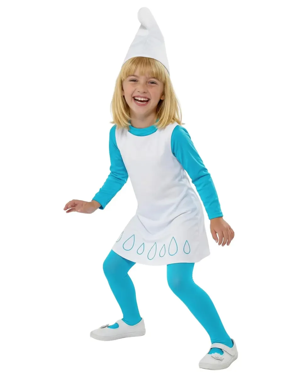 Funidelia I Puffi Puffetta Costume Bambina 5-6 Anni blu