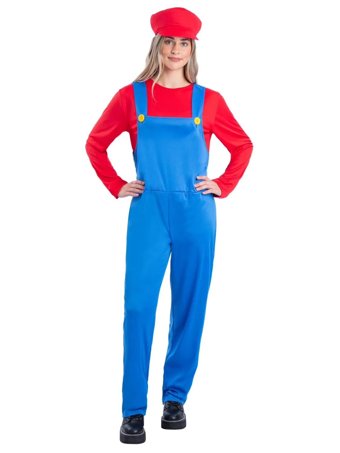 Smiffys Red Plumber Costume Idraulico Rosso M