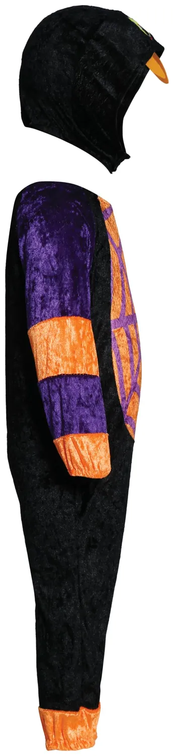 Guirca Costume Ragno Neonato Nero con Cappuccio 12-18 Mesi