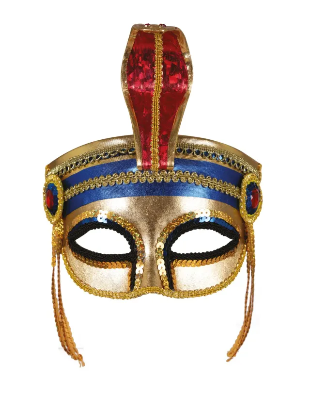 P'tit Clown 23386 mezza maschera faraone oro adulto