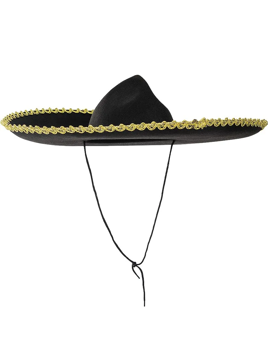 Funidelia Mariachi cappello uomo nero Giorno Morti
