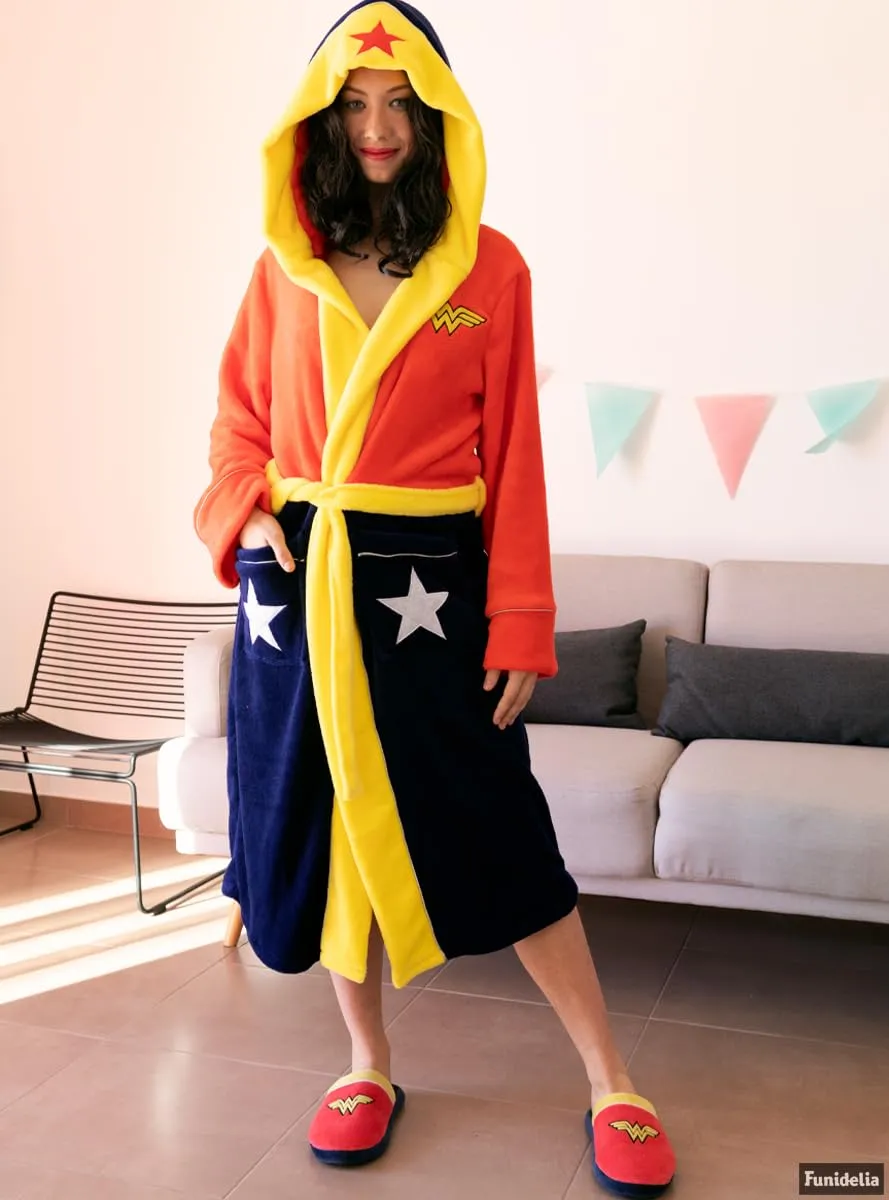 Funidelia Wonder Woman vestaglia donna S-M rossa