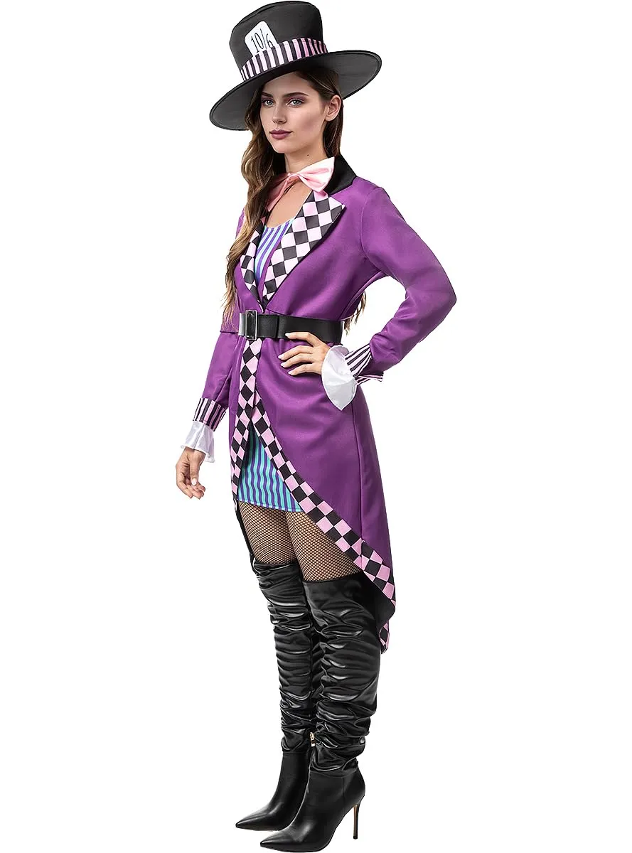 Funidelia Costume Cappellaio Matto donna viola XS
