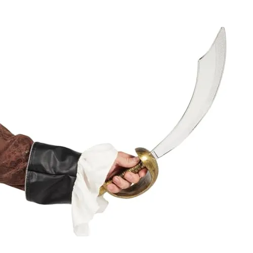 P'tit Clown 39930 sciabola pirati spada 45 cm argento