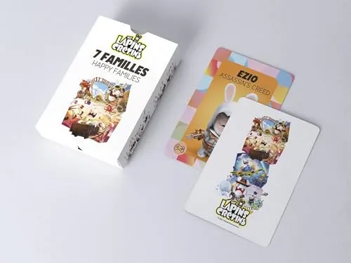 P'tit Clown Coniglietti Cretini 23334 gioco carte 7 famiglie