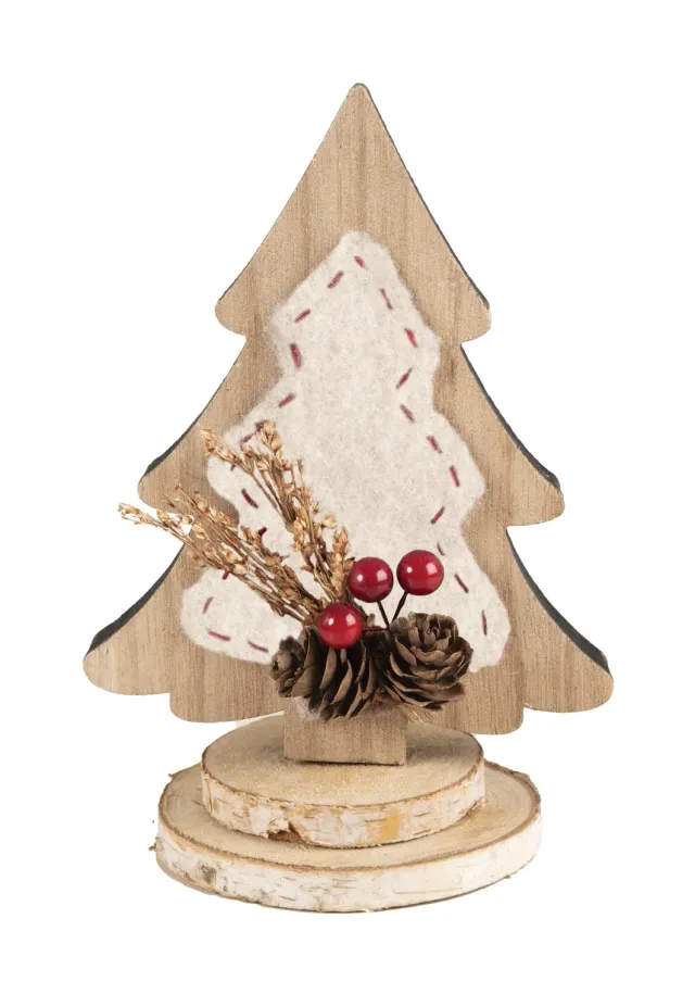P'tit Clown 22868 albero decorativo legno 17 cm colore casuale