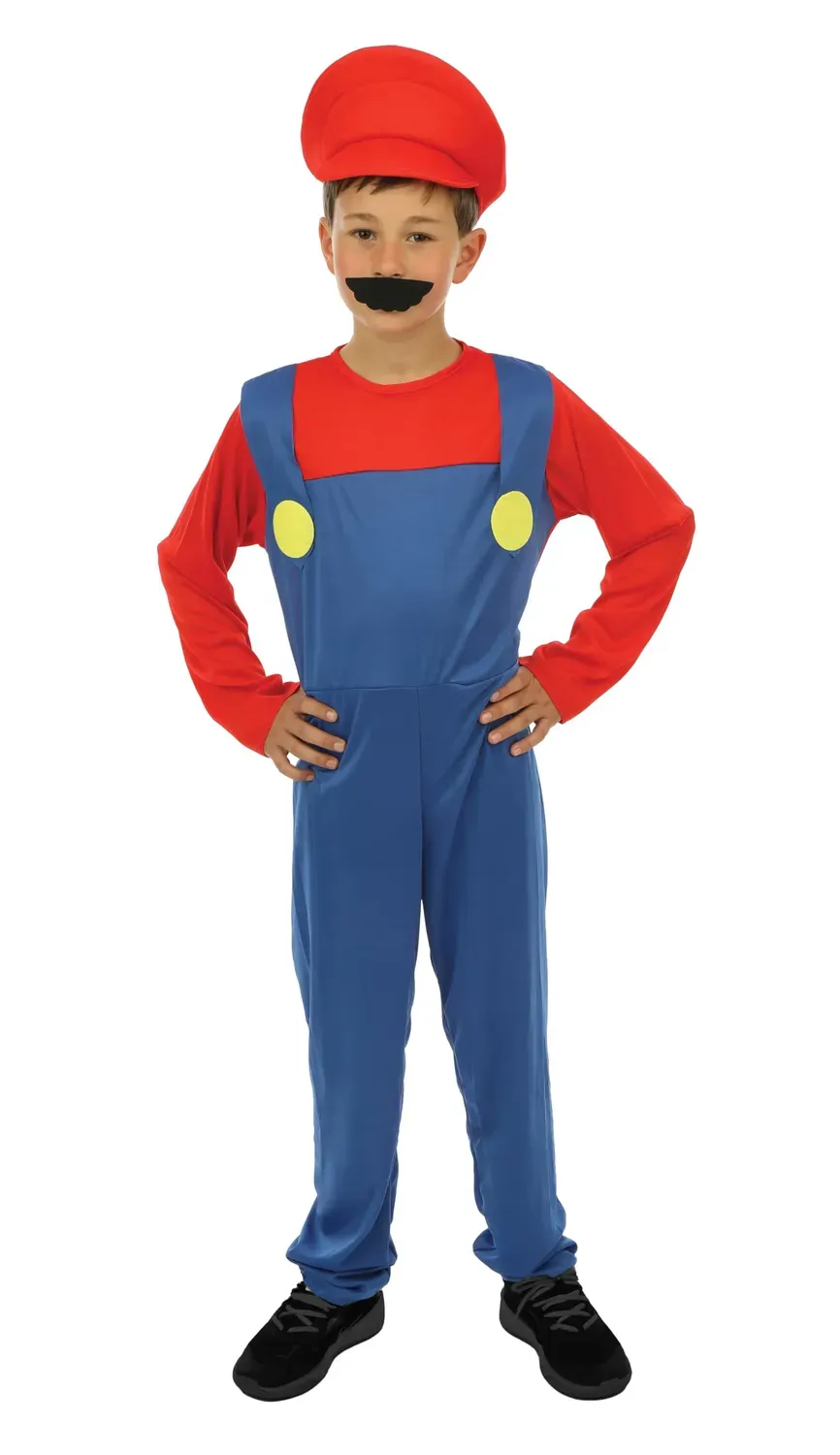 P'tit Clown costume idraulico bambino blu 10-12 anni