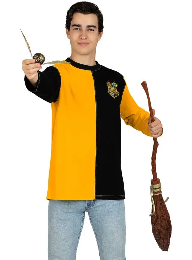 Funidelia Cedric Diggory maglietta uomo S gialla