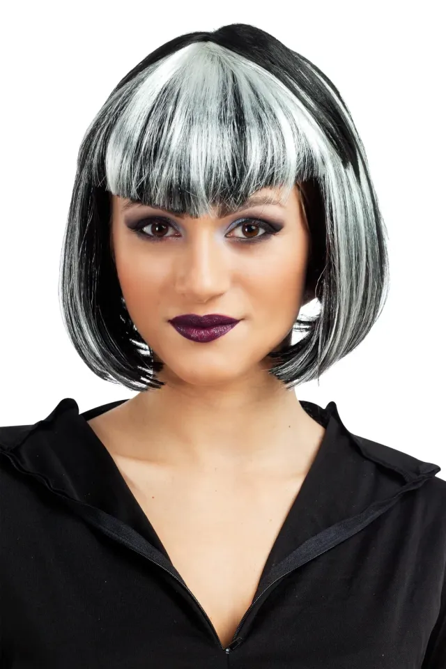 P'tit Clown parrucca vampiressa donna per Halloween e Carnevale