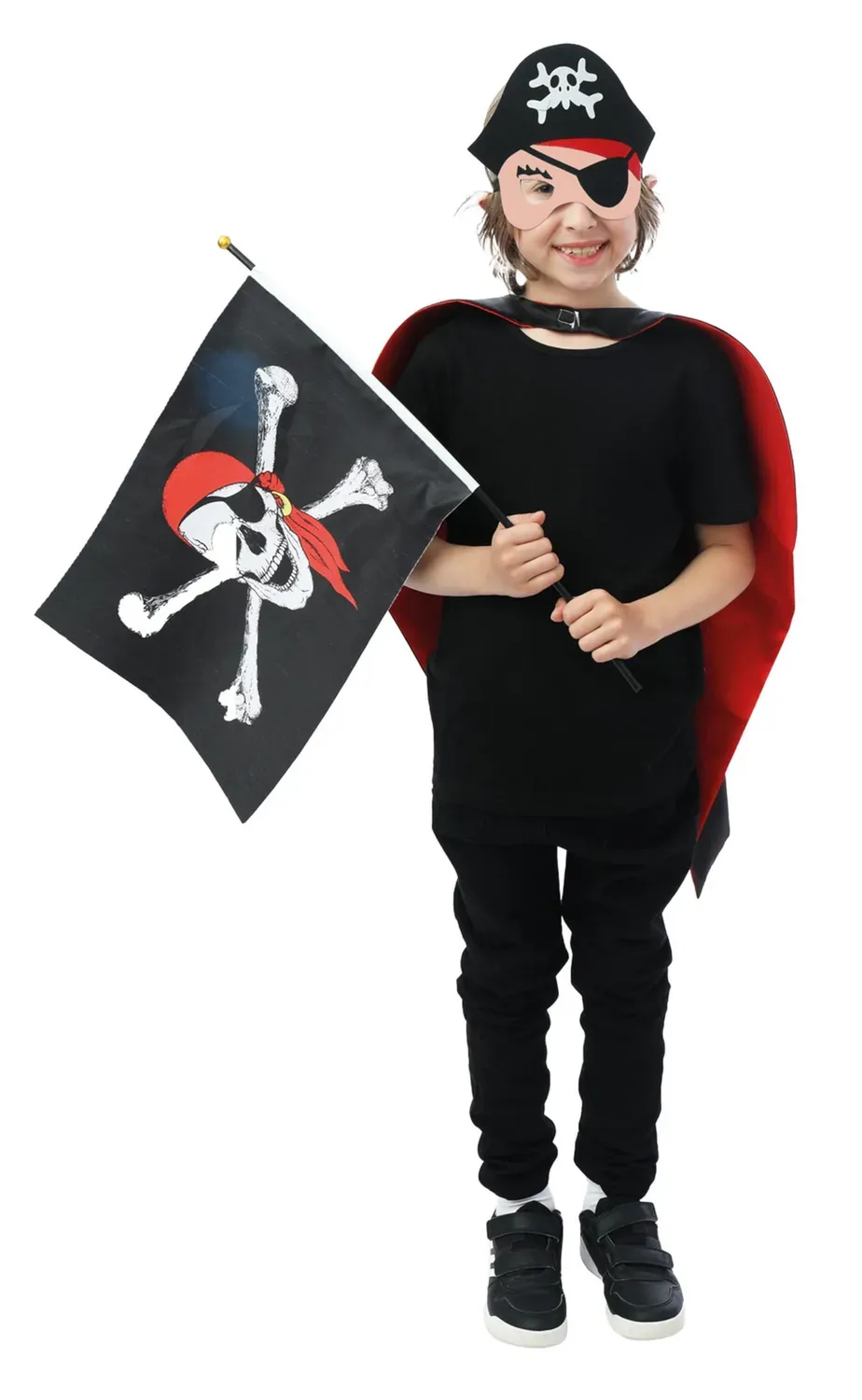 P'tit Clown 23297 costume pirata bambino mantello unisex