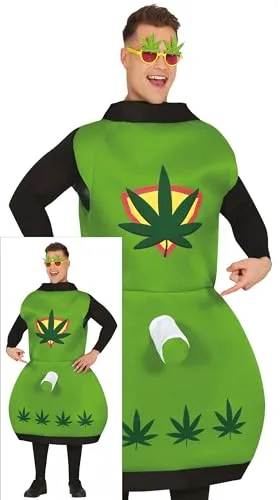 Guirca Tunica Foglia Verde costume uomo 52-54