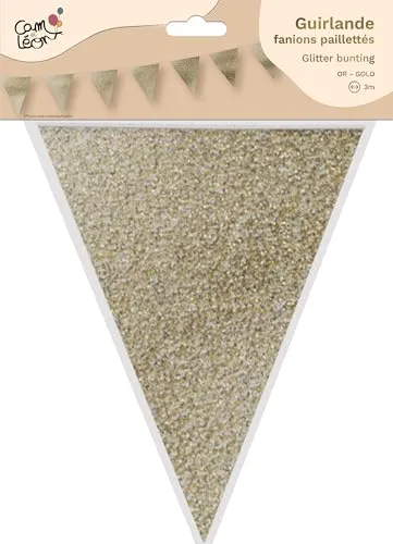 P'tit Clown re22600 Ghirlanda Glitter Oro 3 m