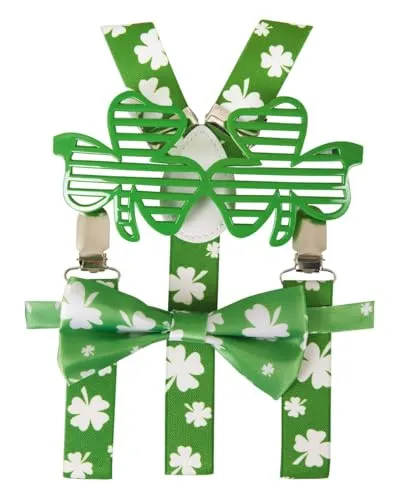 P'tit Clown 66636 Set San Patrizio Bretelle Papillon