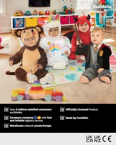 Funidelia Costume Pipistrello neonato 6-12 mesi tutina