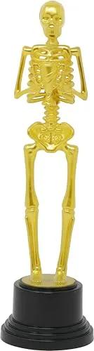 Fiestas Guirca Trofeo Scheletro Decorazione Oro 22 cm