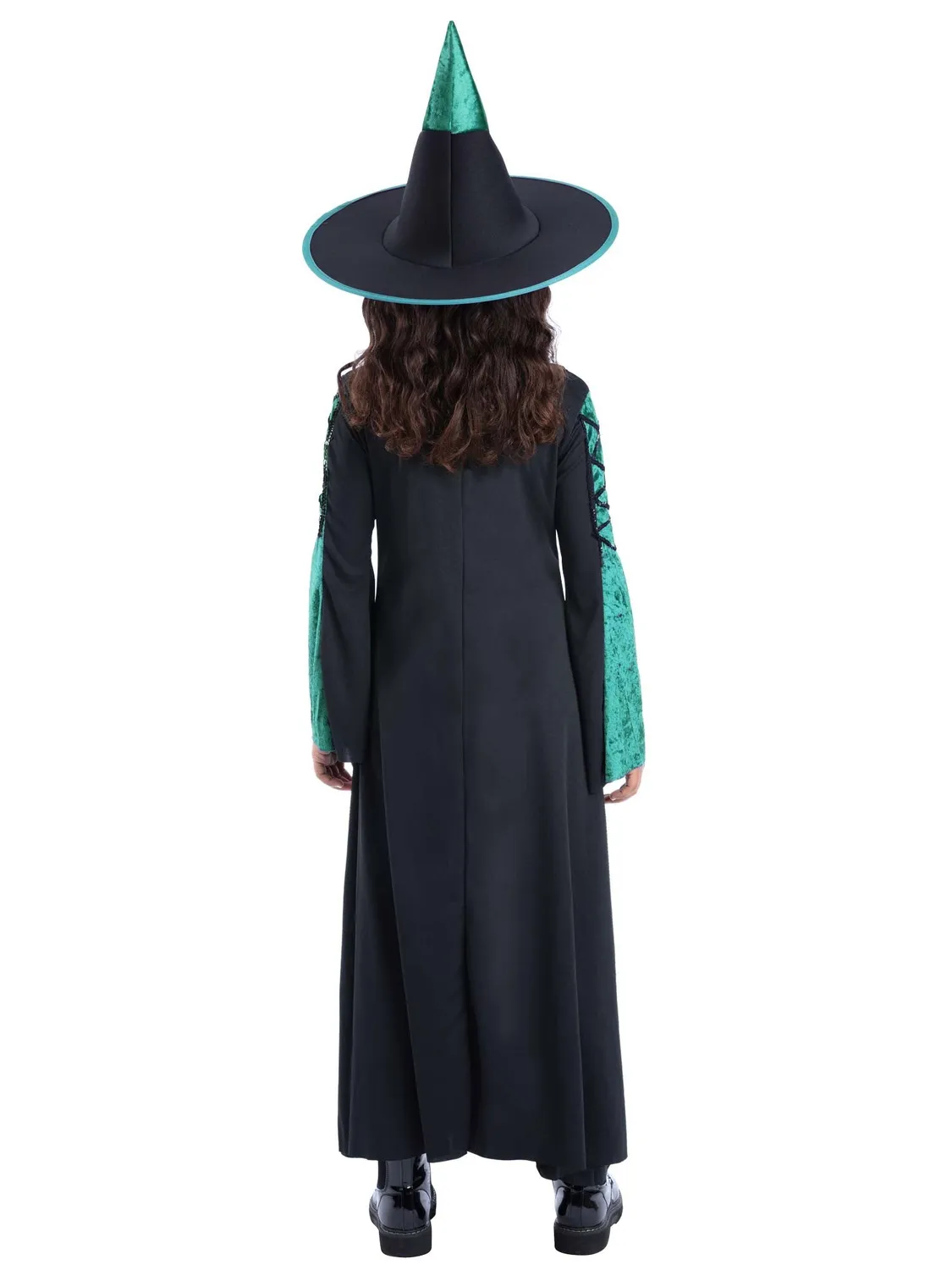 Smiffys Bewitched costume strega bambina verde 7-9 anni vestito
