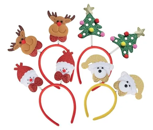 P'tit Clown Cerchietto Natale Paillettes Modello Casuale