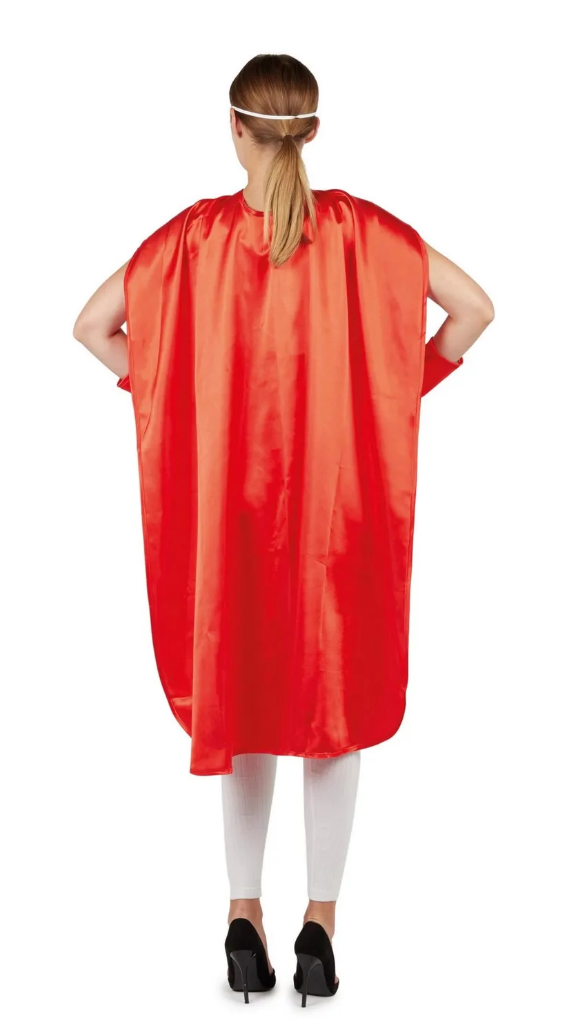 P'tit Clown 50701 mantello rosso adulto carnevale