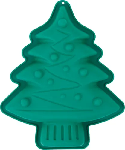 Fiestas Guirca Party Albero di Natale stampo torta silicone verde