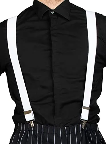 Funidelia Charleston Anni 20 bretelle uomo bianche